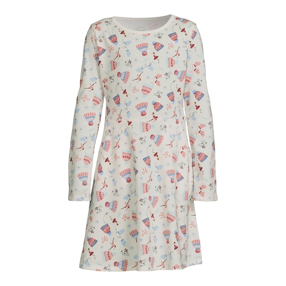 wonder nation Other - Wonder Nation Girls Long Sleeve Dress (L 10/12 Plus)Winter, Warm, Christmas
